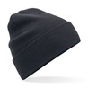 Winter hat - MOD. B45N:Graphite Grey, 100% cotton, One Size